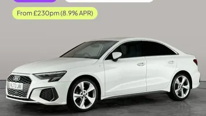 Used Audi A3 S-Line 110 HP (80 kW) 2022 White Sedan