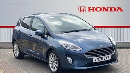 Used Ford Fiesta Titanium 125 HP (91 kW) 2020 Blue Hatchback