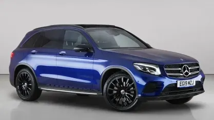 Used Mercedes GLC250 AMG 204 HP (150 kW) 2019 Blue SUV