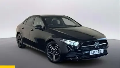 Used Mercedes A250 AMG line 218 HP (160 kW) 2022 Black Sedan
