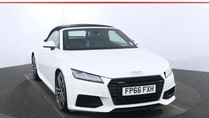 Used Audi TT Roadster S-Line 230 HP (169 kW) 2016 White Cabriolet