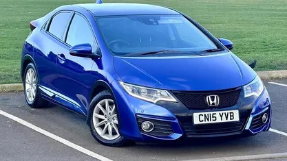 Used Honda Civic SR 120 HP (88 kW) 2015 Blue Hatchback
