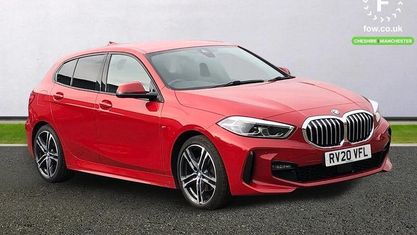 Usado BMW 118 M Sport 150 HP (110 kW) 2020 Vermelho Citadino