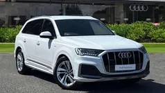 White Used 2021 Audi Q7 S-Line SUV | £38,440 (Fair price)