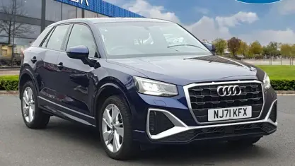 Used Audi Q2 S-Line 150 HP (110 kW) 2021 Blue SUV