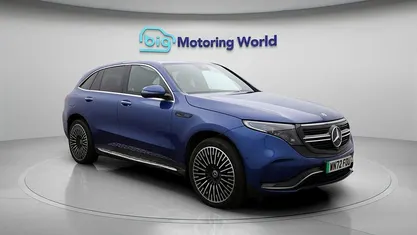 Blue Used 2022 Mercedes EQC400 AMG line SUV | £26,300 (Fair price)