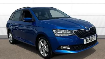 Used Skoda 110 R SE L 110 HP (80 kW) 2019 Blue Estate