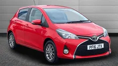 Red Used 2016 Toyota Yaris Hatchback | £8,250 (Fair price)