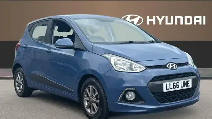 Used Hyundai i10 Premium 87 HP (63 kW) 2016 Blue Hatchback