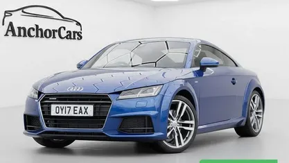 Used Audi TT S-Line 230 HP (169 kW) 2017 Blue Coupe