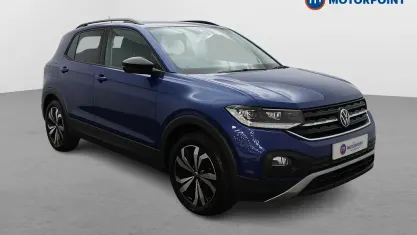 Usado VW T-Cross Black Edition 95 HP (69 kW) 2023 Azul SUV