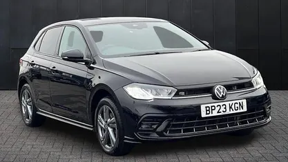 Black Used 2023 VW Polo R-line Hatchback | £18,500 (Fair price)