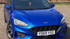 Blue Used 2019 Ford Focus ST-Line X Hatchback | £12,395 (Fair price)