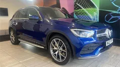 Blue Used 2021 Mercedes GLC300 AMG Line Premium SUV | £34,250 (Fair price)