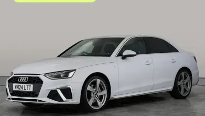 Used Audi A4 S-Line 204 HP (150 kW) 2024 White Sedan
