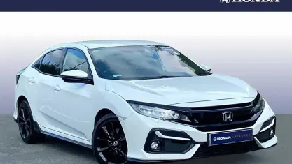 Used Honda Civic Sport 182 HP (133 kW) 2021 White Hatchback