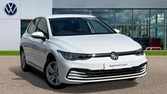 Pure white Used 2021 VW Golf VIII Life Hatchback | £17,175 (Fair price)