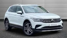 White Used 2021 VW Tiguan Elegance SUV | £24,150 (Fair price)