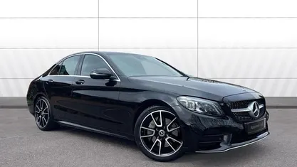 Used Mercedes C300 AMG Line Premium 258 HP (189 kW) 2019 Black Sedan