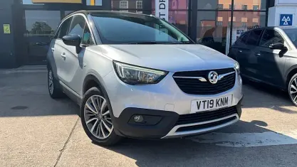 Used Vauxhall Crossland X Elite 110 HP (80 kW) 2019 Silver SUV