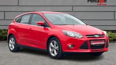 Red Used 2014 Ford Focus Zetec Hatchback | £4,498 (Fair price)