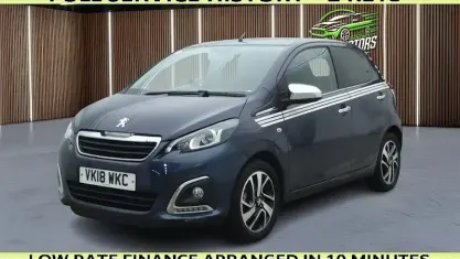 Used Peugeot 108 Collection 82 HP (60 kW) 2018 Blue Hatchback