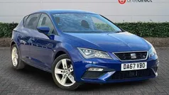 Metallic aegean blue Used 2018 Seat Leon FR Hatchback | £10,340 (Fair price)