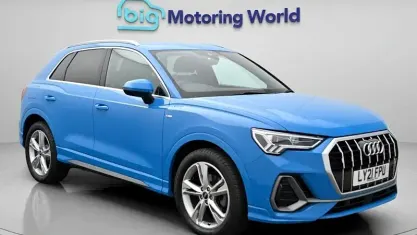Used Audi Q3 S-Line 150 HP (110 kW) 2021 Blue SUV