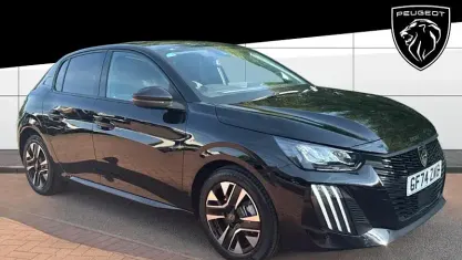 Used Peugeot 208 Allure 101 HP (74 kW) 2024 Black Hatchback