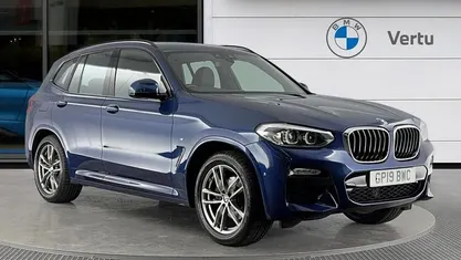 Used BMW X3 M Sport 190 HP (139 kW) 2019 Blue SUV
