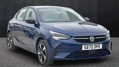 Used Vauxhall Corsa-e 100 kW (136 HP) 2020 Blue Hatchback