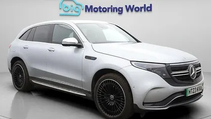Begagnad Mercedes EQC400 AMG line 300 kW (408 HK) 2023 Silver SUV