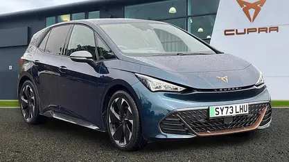 Aurora blue Used 2023 Cupra Born Hatchback | £20,450 (Fair price)