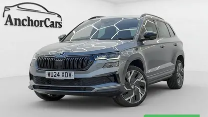 Used Skoda Karoq SportLine 150 HP (110 kW) 2024 Grey SUV