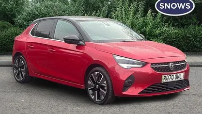 Used Vauxhall Corsa-e Elite 100 kW (136 HP) 2020 Red Hatchback