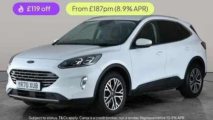 White Used 2020 Ford Kuga Titanium SUV | £13,319 (Fair price)