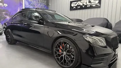 Used Mercedes E350 AMG Line Premium 299 HP (219 kW) 2018 Black Sedan