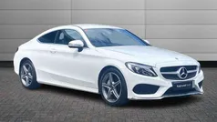 White Used 2017 Mercedes C220 AMG line Coupe | £17,950 (Fair price)