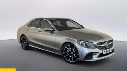 Usado Mercedes C220 AMG Line Premium 194 HP (142 kW) 2019 Prateado Sedan