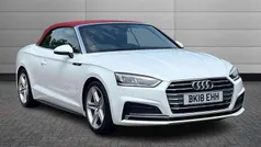 White Used 2018 Audi A5 Cabriolet S-Line Cabriolet | £15,995 (Fair price)