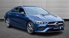 Denim blue Used 2021 Mercedes CLA180 AMG Line Premium Sedan | £23,395 (Fair price)
