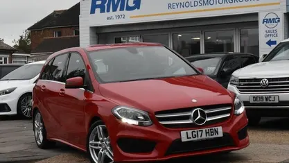 Red Used 2017 Mercedes B200 AMG line MPV | £11,990 (Fair price)