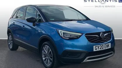 Used Vauxhall Crossland X S 110 HP (80 kW) 2020 Blue SUV