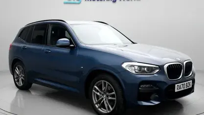 Used BMW X3 M Sport 190 HP (139 kW) 2020 Blue SUV