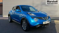 Blue Used 2018 Nissan Juke Tekna SUV | £9,658 (Fair price)