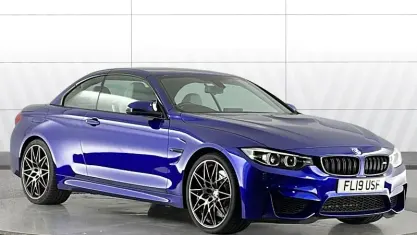 Used BMW M4 Cabriolet Competition Edition 450 HP (330 kW) 2019 San marino blue Cabriolet