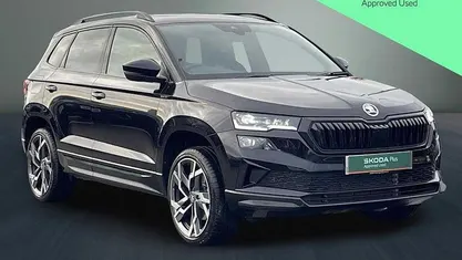 Black Used 2024 Skoda Karoq SportLine SUV | £28,662 (Fair price)