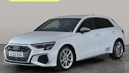 Used Audi S3 Sportback Advanced 310 HP (228 kW) 2022 White Hatchback
