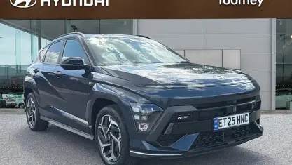 Used Hyundai Kona N Line 137 HP (100 kW) 2025 Blue SUV