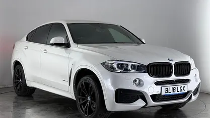Used BMW X6 M Sport 258 HP (189 kW) 2018 White SUV